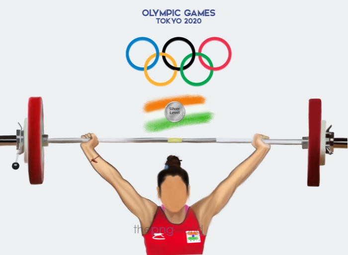 Mirabai in Olympic 2020 Silver medalist,Mirabai image,weightlifter Mirabai,Indian silver medalist,Olympic 2020 medalist